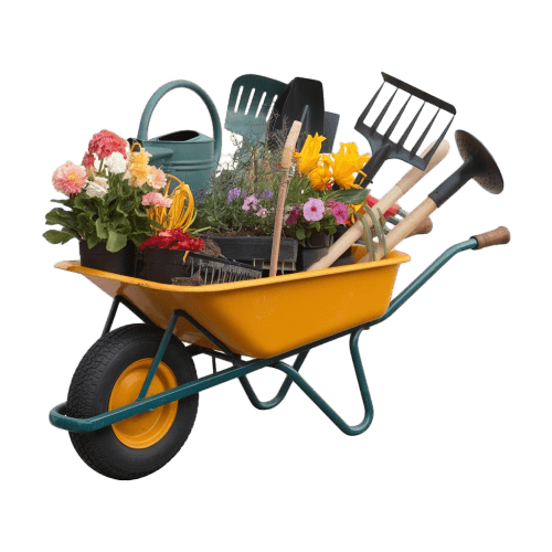 Garden tools and supplies